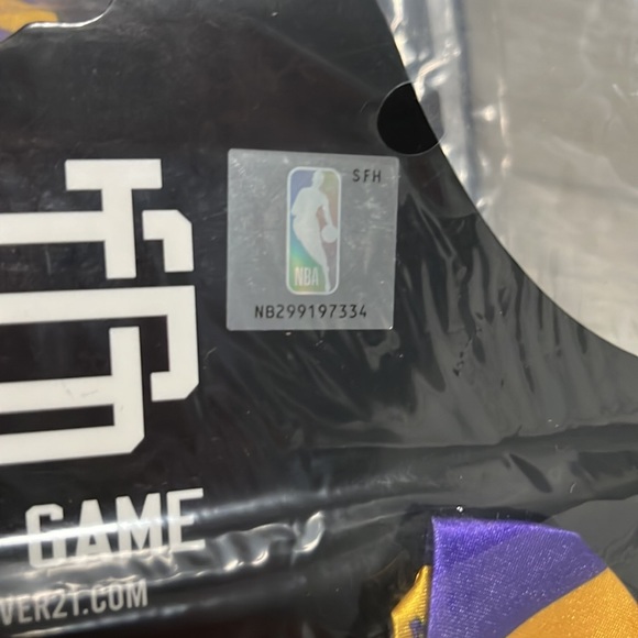 NWT LA Lakers Tie Back Tube Top - Picture 5 of 5